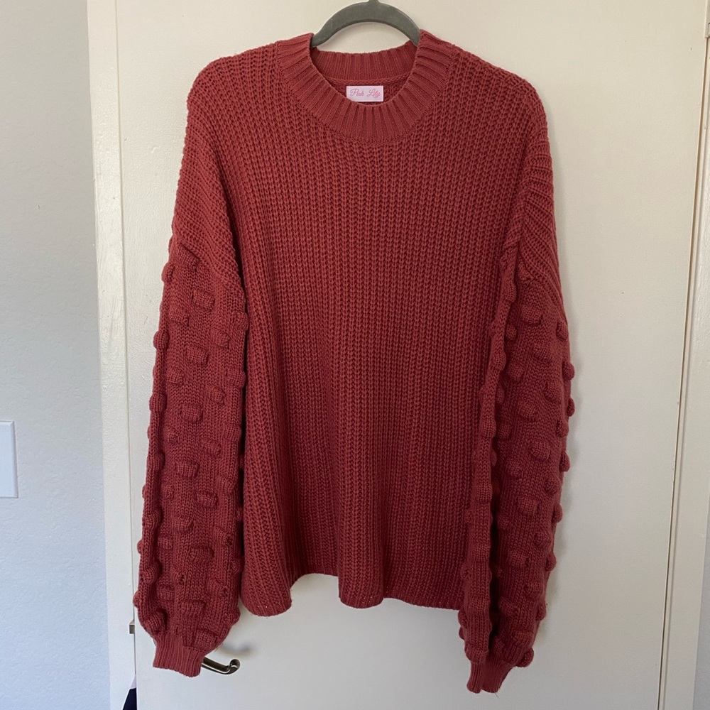 Pink Lily Sweater